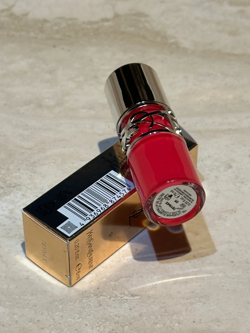 YSL Loveshine Plumping Lip Oil Gloss - 09 Cherry Flash
